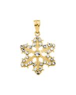 Two Tone Pendant 14K Yellow/White Gold 20.0X15.5