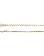14kt Yellow 6.5mm Hollow Rolo 20"" Chain