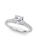 14K Lab Grown Diamond Engagement Ring Certified Vs1 EF 