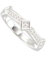 STACKABLE METAL FASHION RING Sterling Silver   ONE PIECE
