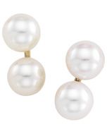Cultured Pearl Earring 14K Yellow Gold Pair 06.00 Mm Cultured Pearl Earring