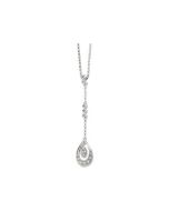 Diamond Necklace 14K White Gold 1/6 Ct Tw Diamond Necklace