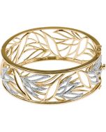 14Ktt Diamond Bangle Bracelet 14K Yellow/White Gold 1 1/2 Ct Tw 14Ktt Diamond Bangle Bracelet