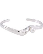 Freshwater Cultured Pearl Cuff Bracelet Sterling Silver  8-8.5Mm/06.00 Inch Freshwater Cultured Pearl Cuff Bracelet