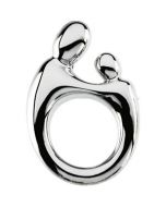 Mother & Child Lg. Pendant/Brooch 14K Yellow Gold 24.50X17.25Mm Mother & Child Lg. Pendant/Brooch