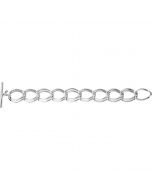 18.86mm Link Bracelet with Toggle Clasp