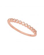 14kt Rose 1/6 CTW Diamond Anniversary Band