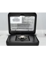 Bridal Wedding Set 2pc Heart Shape Top IGI Certified Vs2 14k White Gold 0.83ct