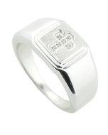 0.05ctw Diamond Ring Cross Ring Sterling Silver 11mm Wide Mens Fashion Ring