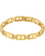 Gents Diamond Bracelet 14K Yellow Gold 02.00 Cttw Gents Diamond Bracelet