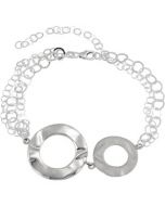 Fashion Link Bracelet With 2 Extention Sterling Silver  07.50 Inch Fashion Link Bracelet W/2 Extention