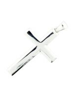 Sterling Silver Cross Charm 33mm Tall Cross Pendant