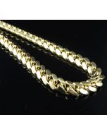 10K Yellow Gold 6 MM Miami Cuban Chain Heavy Link Necklace 26-36 Inches 