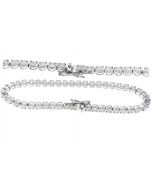 4.00ctw Diamond Tennis Bracelet 10K White Gold Womens Diamond Bracelet Line 