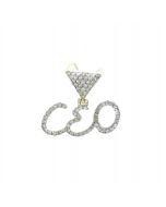 10K Yellow Gold CEO Pendant With 1.51CTW Diamonds 