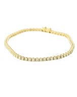14K Gold Tennis Bracelet 5.89Ctw Diamond 