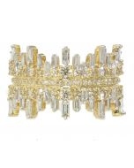 10K Yellow Gold Baguette Ring 2.30ctw Diamond