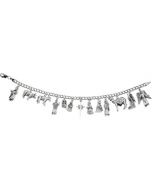 Nativity Bracelet Sterling Silver  71/2 Inch