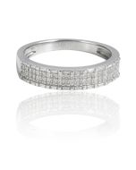 10KT White Gold Men Diamond Band with 0.48 CTW – 3.37g, 23.72mm Wide