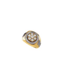 Two-Tone Men's Diamond Ring