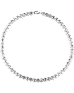 Sterling Silver 8mm Hollow Bead 16