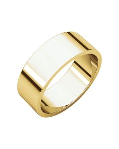 14kt Yellow 7mm Flat Band
