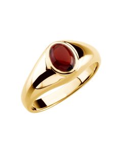14kt Yellow Mozambigue Garnet Ring