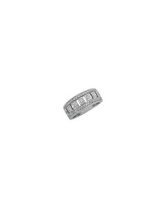 14kt White 1/3 CTW Bridal Anniversary Band