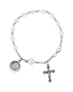 Freshwater Cultured Pearl Rosary Bracelet