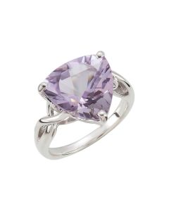 Genuine Rose De France Quartz Ring
