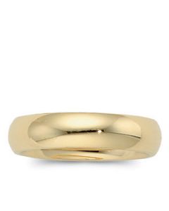 Comfort Fit Band 10K Yellow Gold 04.00 Mm