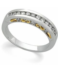 Plat/18Ky  Anniversary Band Platinum  1/2Ctw Bridal Anniversary Band