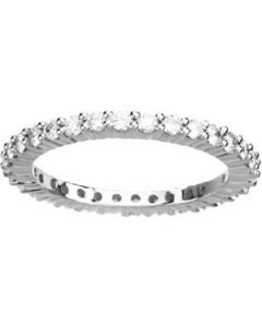 Bridal Eternity Band 14K White Gold Size 08.00