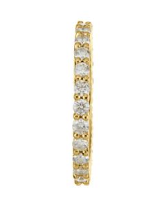 Diamond Eternity Band 14K Yellow Gold 1 1/2 Ct Tw Size 07.00 Bridal Eternity Band
