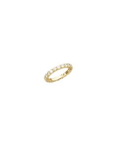 14kt Yellow 2 CTW Diamond Eternity Band Size 7
