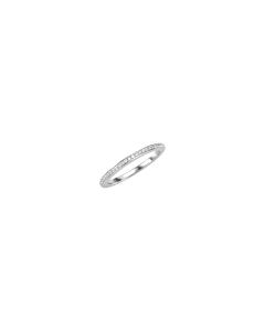 14kt White 1/8 CTW Diamond Matching Band