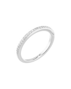 14kt White 1/8 CTW Diamond Matching Band