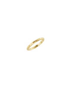 14kt Yellow Solitaire Band Size 6
