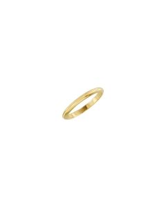 14kt Yellow Solitaire Band Size 6