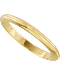 Solitaire Band 14K White Gold Size 06.00 Solitaire Band