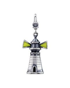 Enamel Light House Charm
