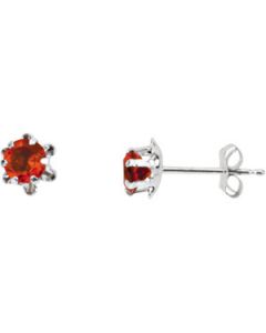 Youth Birthstone Earring 14K White Gold Pair October Youth Birthstone Earring