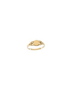 14kt Yellow Youth Signet Ring Size 3