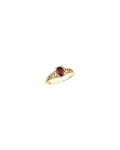 Youth Imitation Birthstone Ring