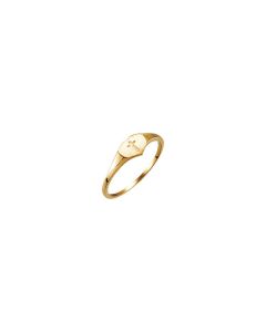 Youth Heart & Cross Ring
