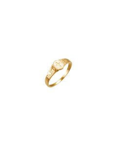 Youth Signet Ring with Cross