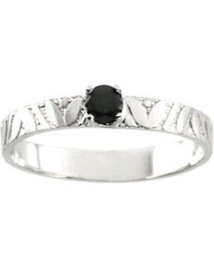 Youth Genuine Birthstone Ring 14K White Gold September Childrens Genuine Birthstone Ring