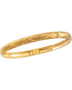 Youth Flex Bangle Bracelet 14K Yellow Gold Bracelet