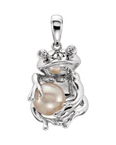 Freshwater Cultured Pearl Frog Pendant