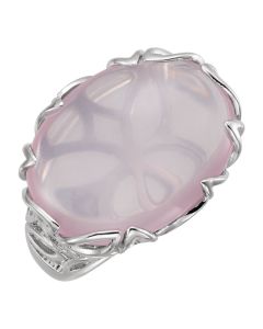 Sterling Silver Rose Quartz Ring